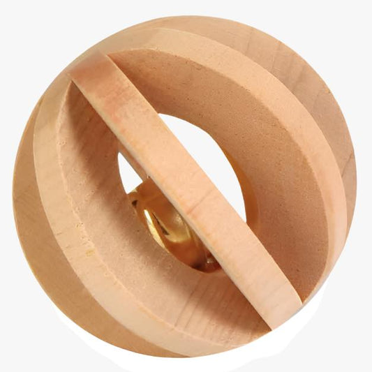 Trixie Slat ball with bell,  6 cm