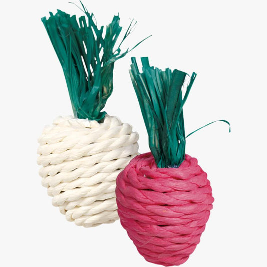 Trixie Radishes, straw, 8 cm, 2 pcs.