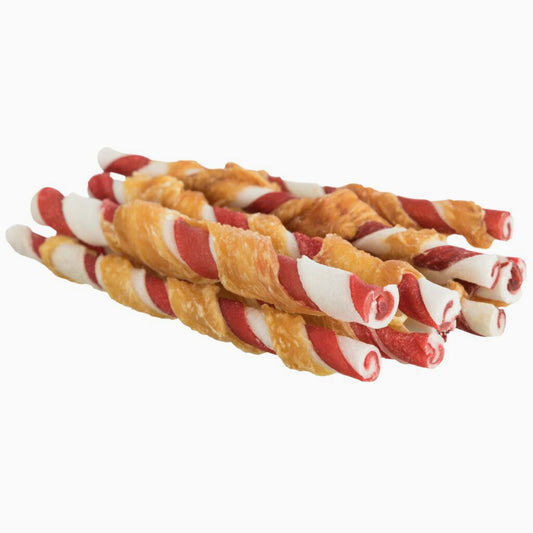 Trixie Denta Fun barbecue chewing rolls, chicken, 12 cm, 10 pcs./80 g