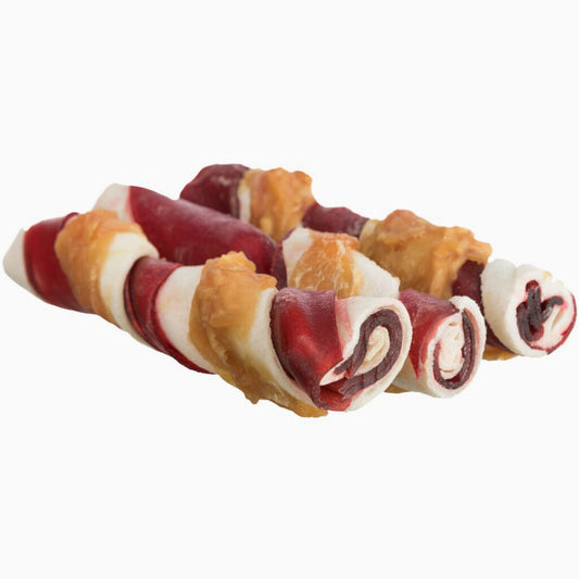 Trixie Denta Fun barbecue chewing rolls, chicken, 12 cm, 3 pcs./105 g