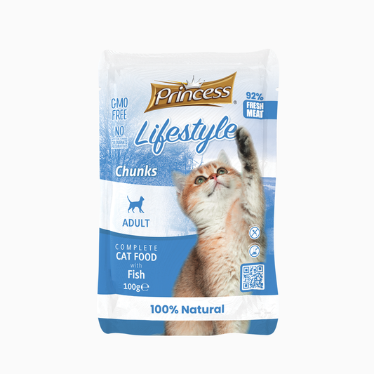 PRINCESS Lifestyle Pou Chunks 100G Fish