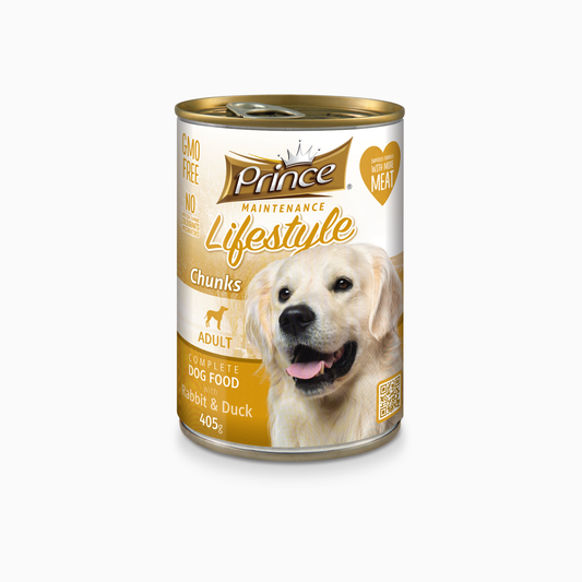 Prince Lifestyle Dog 415Gr Rbt & Duck