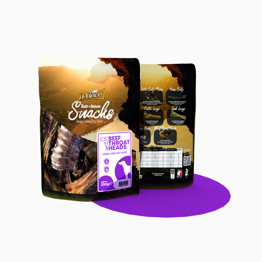 Ntl Snks Beef Throat Heads 250G