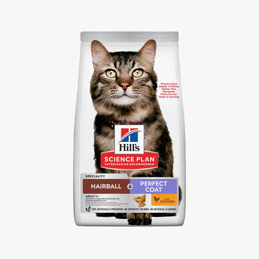 Hill's Science Plan - Adult Hairball & Perfect Coat - Chicken