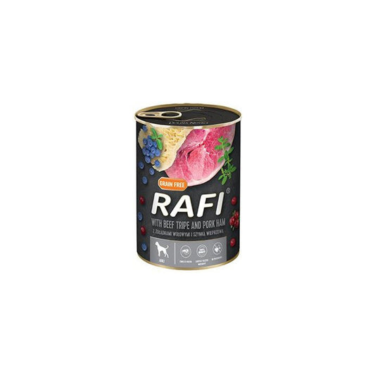 RAFI DOG PATE HAM BF TRIPE B.BR/CR 400G