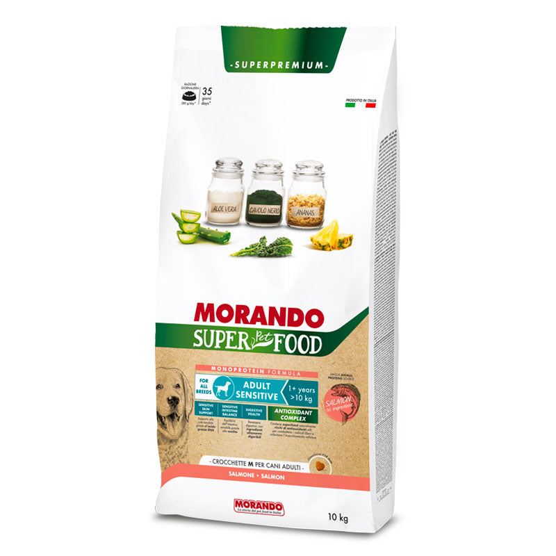 Morando Super Food Monoprotein Adult Sensitive Salmon Dry Food 10kg