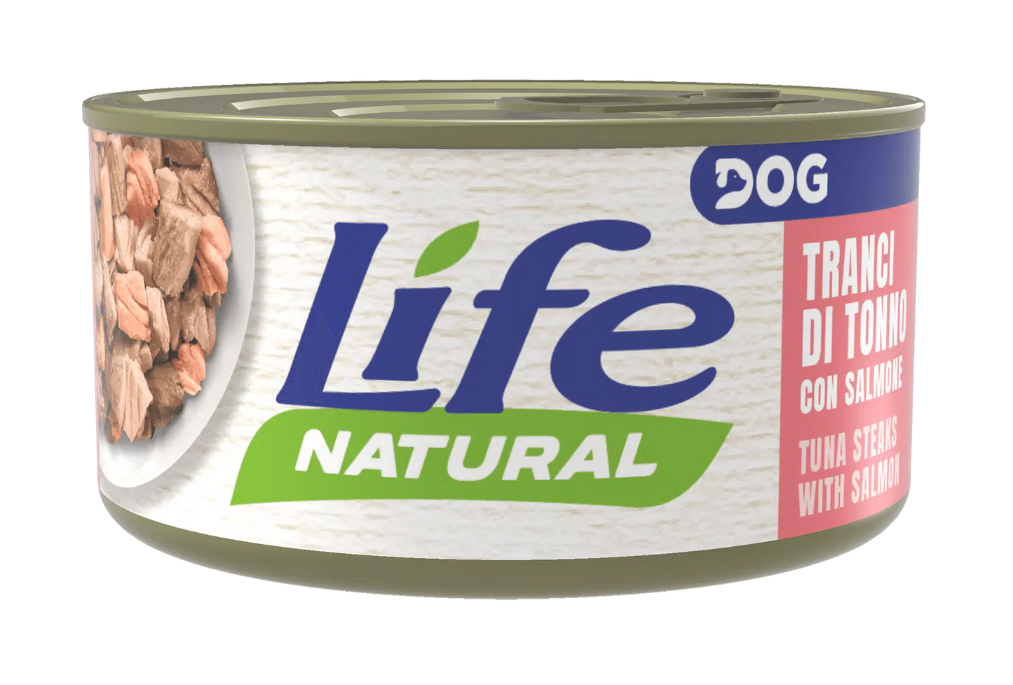 LIFEDOG - NATURAL TUNA WITH SALMON 90G
