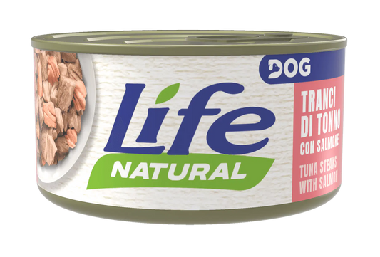 LIFEDOG - NATURAL TUNA WITH SALMON 90G
