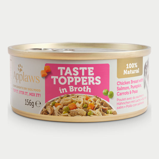 Applaws Dog Taste Toppers Tin Chicken & Salmon with Veg 156g