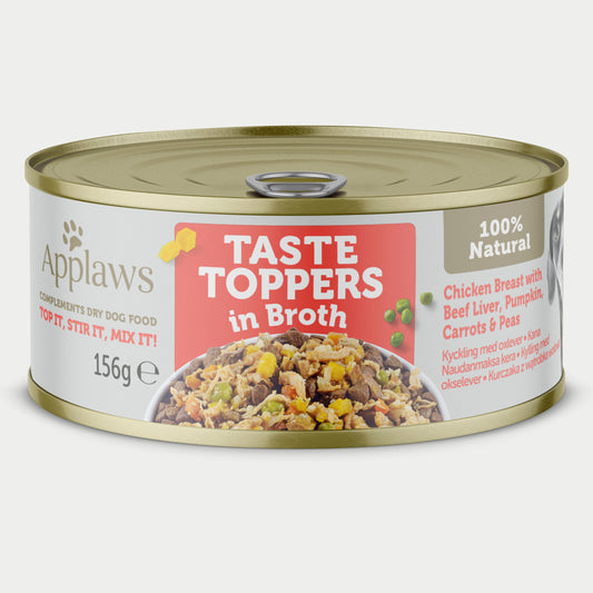 Applaws Dog Taste Toppers Tin Chicken & Beef with Veg 156g