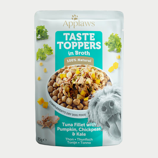 Applaws Dog Taste Topper Pouch Tuna & Veg in Broth 85g