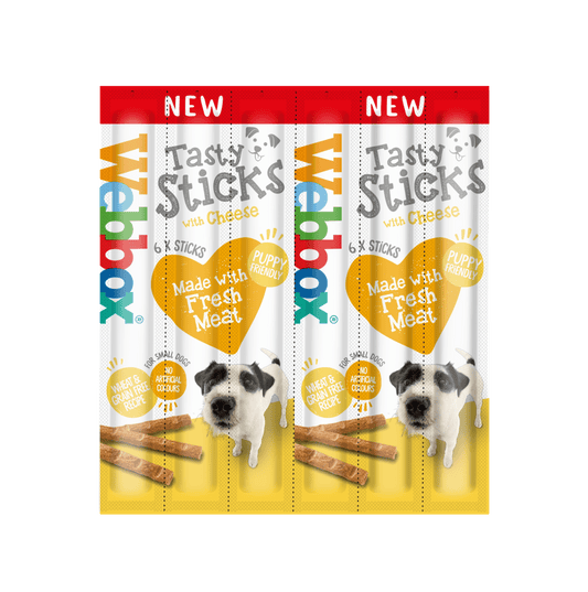 WEBBOX DOG TASTY STICKS W/CHK 6X5GR