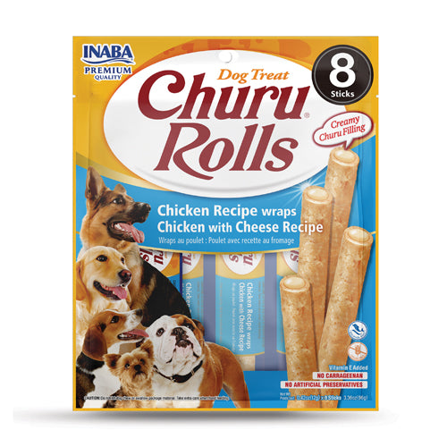 CHURU DOG ROLLS CHK WRAPS W/CHEESE