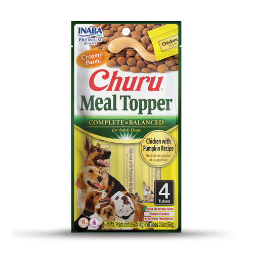 CHURU DOG MEAL TOPPER CHICKEN W PUMPKIN