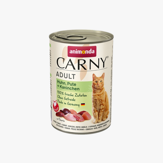 Carny Adult Cat Ckn Tky Rabbit 400Grms
