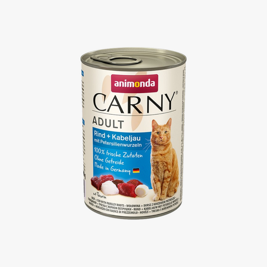 Carny Adult Cat Beef And Cod 400Grms