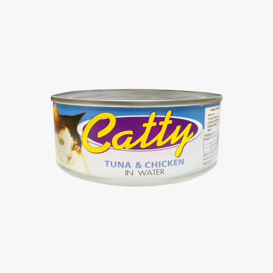 Catty Cat Fd Tna & Chk Water 170Gr Tin