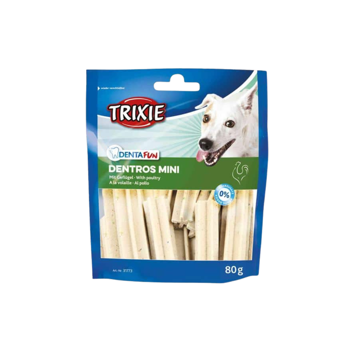 Trixie Denta Fun Dentros Mini with poultry, 80 g
