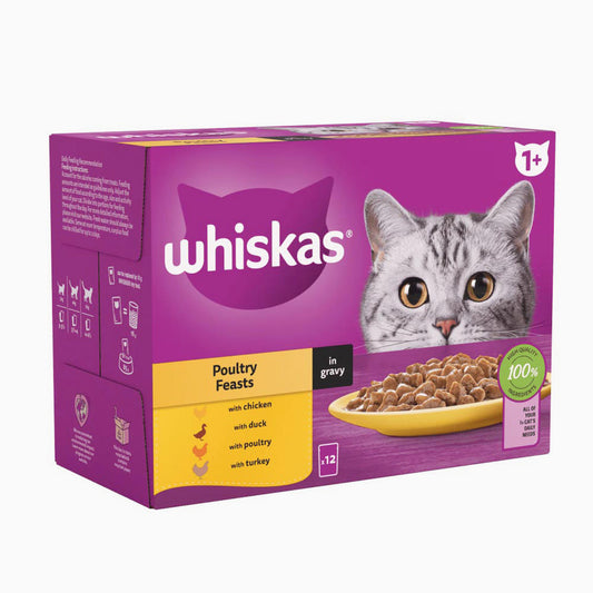 Whiskas Poultry Selection Box (12X85G)