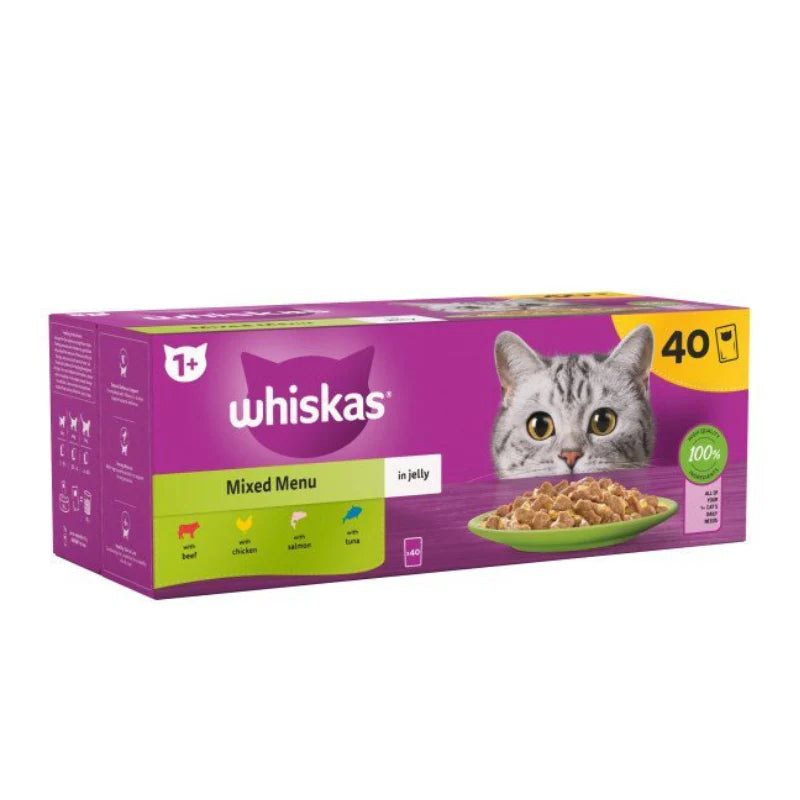 Whiskas Pouch Mixed Menu X40