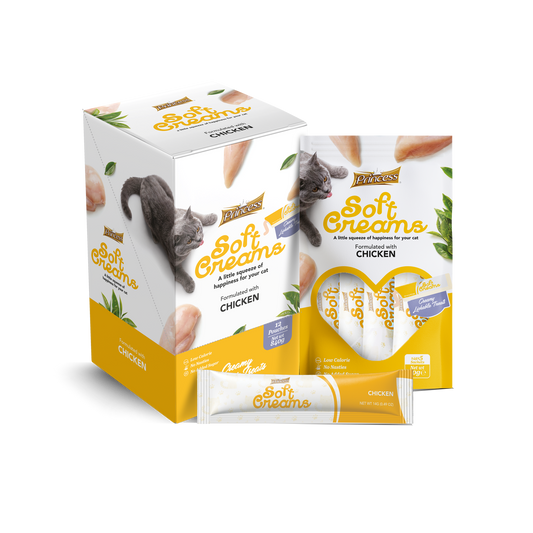 Princess Soft Creams Chicken x5 Sachets