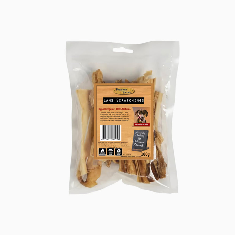 Premium Pieces Lamb Scratchings  100G