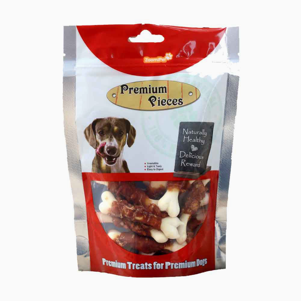 Premium Pieces Bone & Chicken 100G