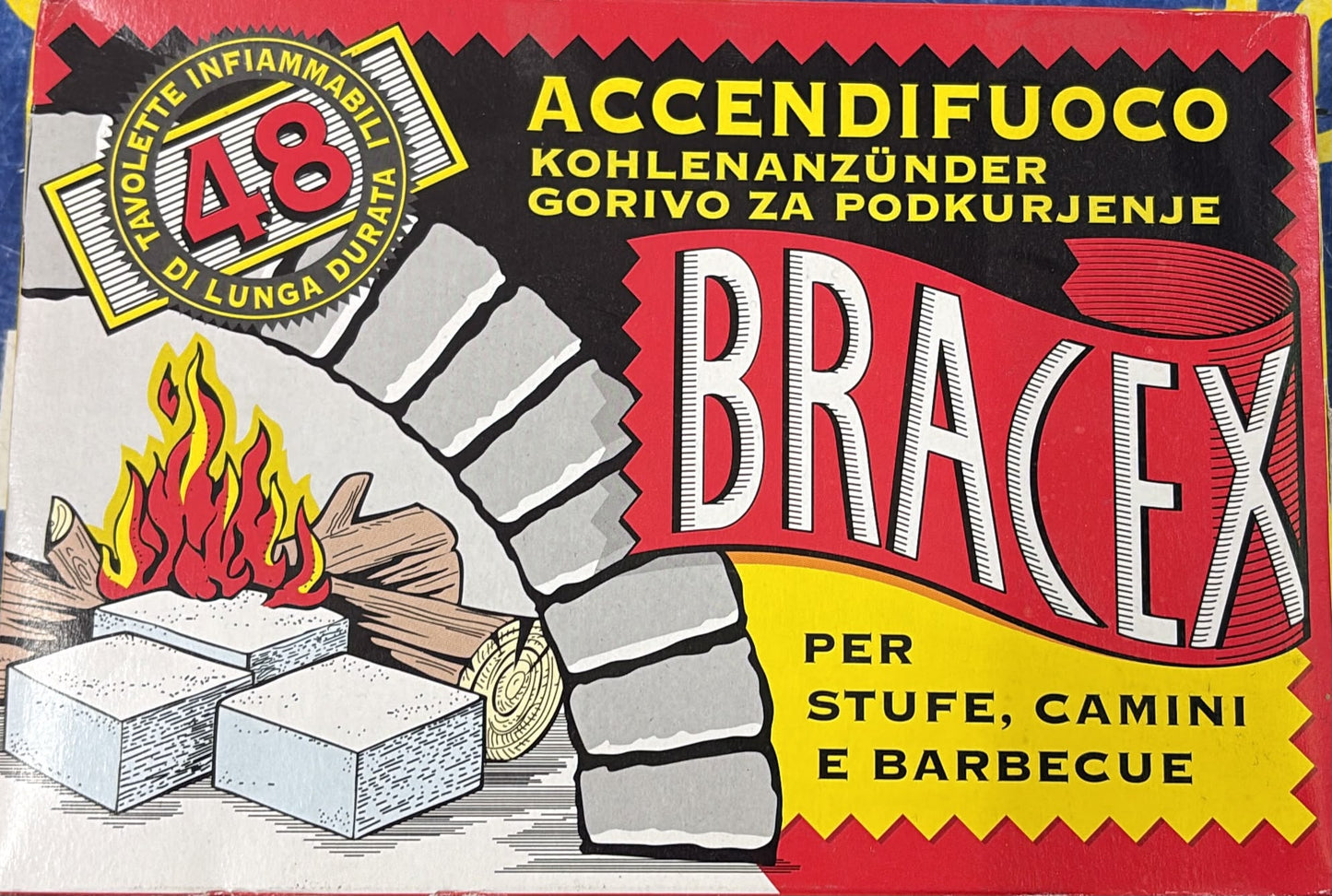 Bracex Barbecue Fire Starter Bricks x48