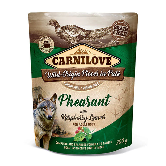 Carnilove Dog Pouch Pheasant With Raspberry Leaves 300G 000045