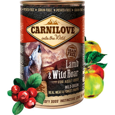 Carnilove Dog Wild Adult Lamb and Wild Boar 400G