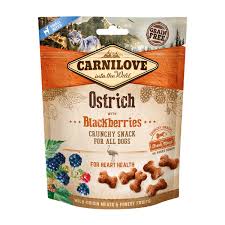 Carnilove Dog Crunchy Snack Ostrich With Blackberries 200G