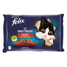 Purina Felix Le Ghiottonerie Mixed Falvours x4 packets