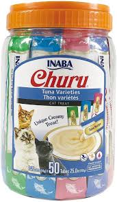 CIAO CHURU TUNA VARIETIES CAT TREAT 50 TUBES TUB