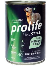 Prolife Lifestyle Light Medium Large Dog Codfish With Rice 400G
