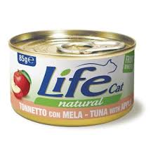Lifecat Natural Tuna With Apple 85G