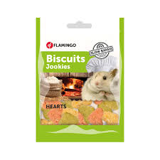 Flamingo Biscuit Jookies Hearts for Hamsters 100g