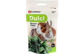 Flamingo Dulci Spinach Snacks for Small Pets 50g