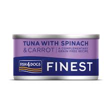 Fish4Dogs Finest Tuna w/ Spinach and Carrot 85g