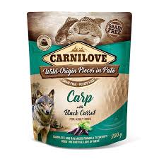 Carnilove Dog Pouch Carp With Black Carrot 300G