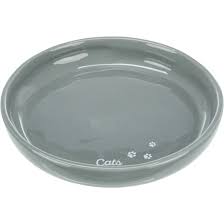 Trixie Ceramic Plate 18cm Gray