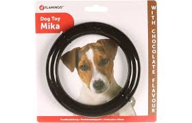 Flamingo Dog Toy Mika Chocolate Flavour