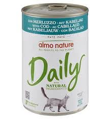 Almo Nature Daily w/ Cod for Cats Wet Food 400g