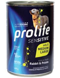 Prolife Sensitive Adult Medium Large Dog Rabbit With Potato 400G