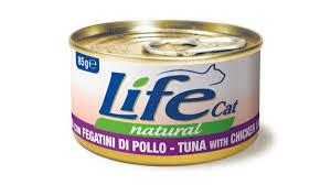 Lifecat Natural Tuna With Chicken Livers 85G
