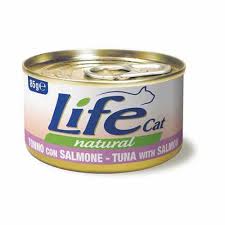 Lifecat Natural Tuna With Salmon 85G