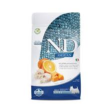 N&D OCEAN DOG AD MINI COD PUM/KIN/ORG 7KG