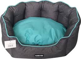 Classic Pets Dog Bed Blue 76X65X23CM