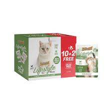 PRINCESS Lifestyle Chunks Complete Cat Food With Lamb Value Pack 10+2