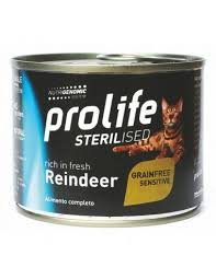Prolife Cat Sterilised Grain Free Sensitive Reindeer 200G