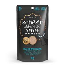 SCHESIR AFTER DARK VELVET MOUSSE CHICKEN AND QUAIL EGG POUCH 80G